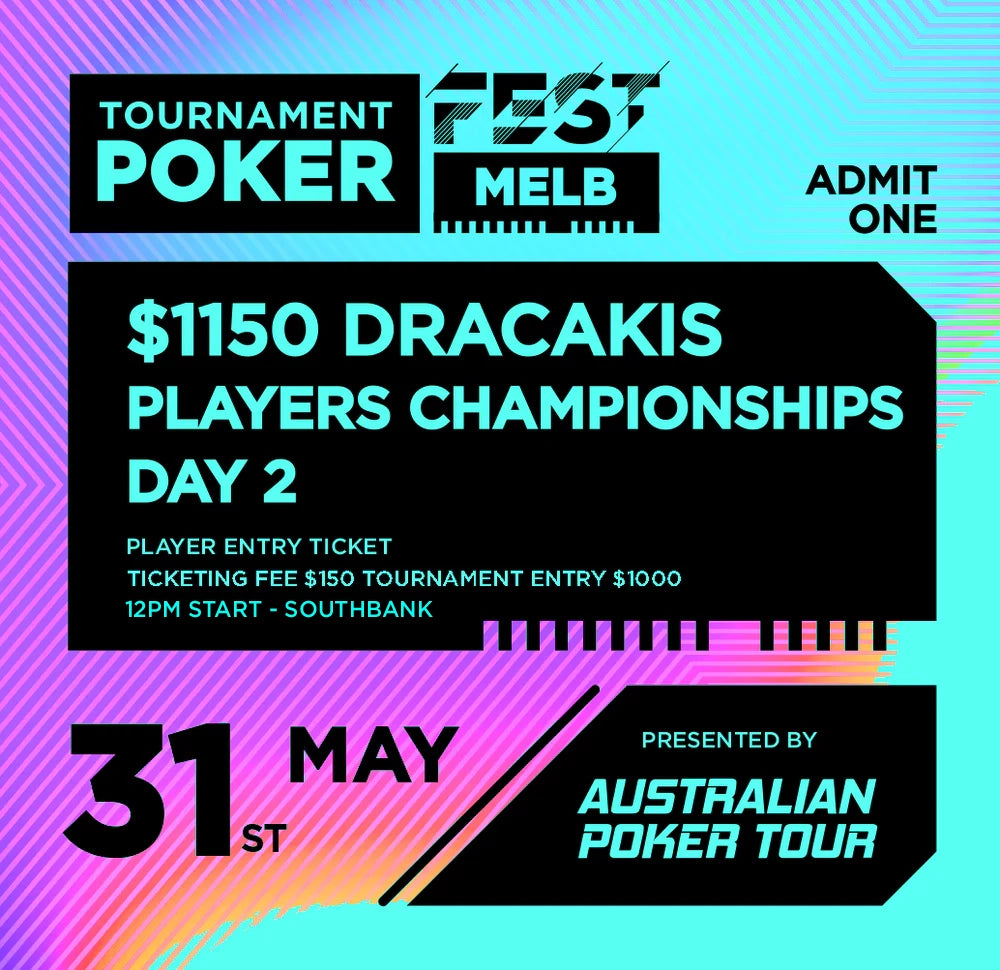 $1150 Dracakis Players Championship- Player Ticketing Fee