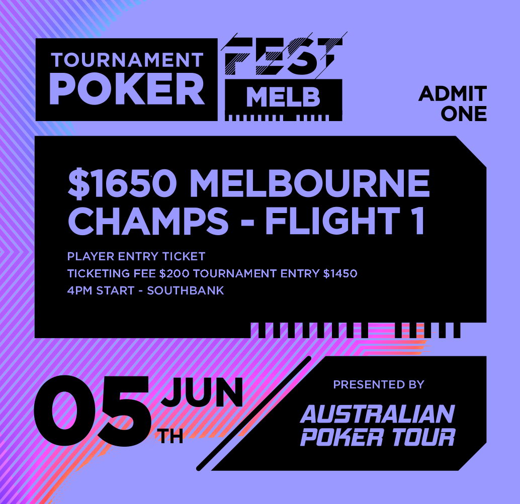 $1650 Melbourne Champs - Flight 1 - Player Ticketing Fee