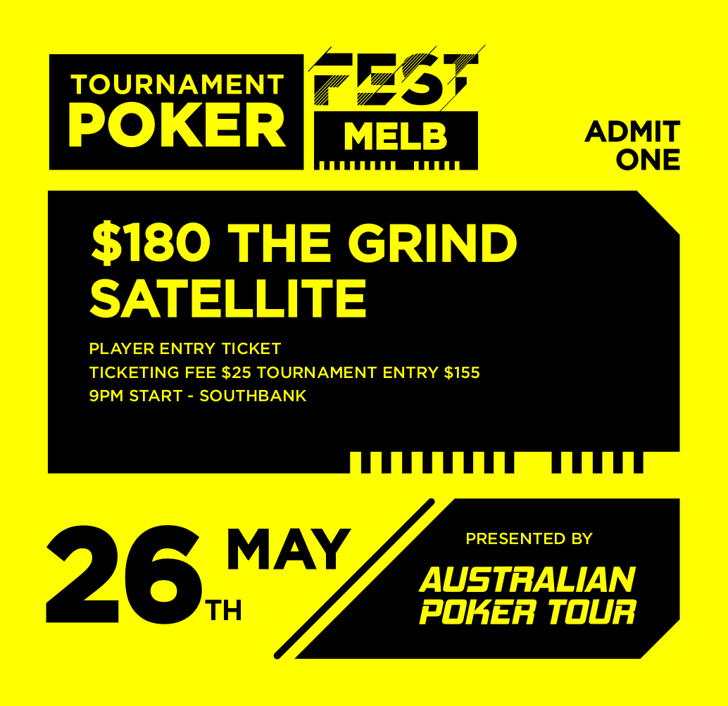 $180 The Grind Satellite - Player Entry Ticket